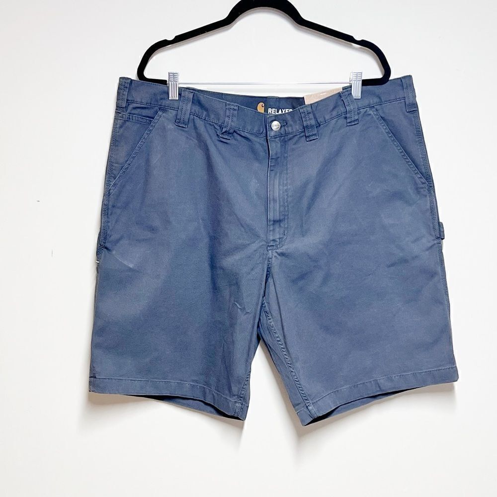 NWT Carhartt Rugged Flex Rigby Work Shorts Grey Mens Sz 44